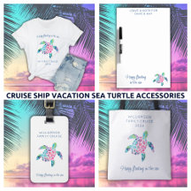 Cruise Ship Vacation Sea Turtle Accessories