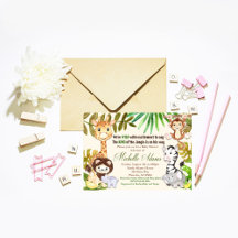 Safari/Jungle Baby Shower Items