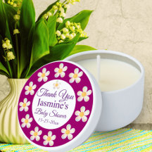Custom Baby Shower Mini Candle Favor Collection