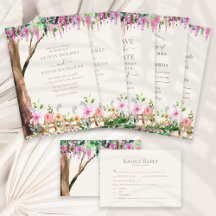 Enchanting Wildflower Acacia Wedding Collection