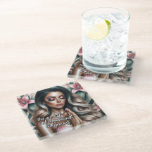 Female Daily Affirmation Coasters