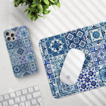 Blue Azulejo Portuguese Mixed Tiles 05 Collection