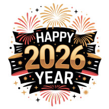 Holiday New Years' Golf Balls