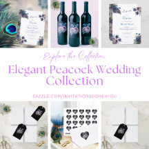 Cute Peacock Wedding Collection