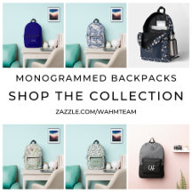 Monogrammed Backpacks