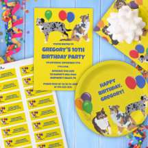 Australian Shepherd Birthday Collection