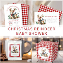 Christmas Reindeer Baby Shower
