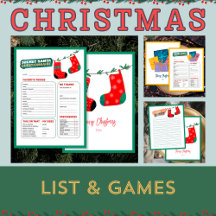 CHRISTMAS   List & Games