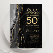 50th Birthday Invitations