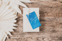 Personalized Thank You Party Favor Tags