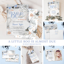 A Little Boo is Almost Due Boy Baby Shower