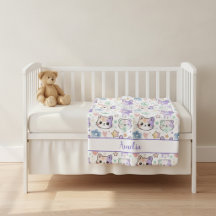 Pastel Kawaii Animal Nursery Collection
