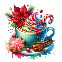 Whimsical Hot Cocoa and Christmas Cookies 