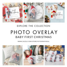 Baby First Christmas Photo Overlay 