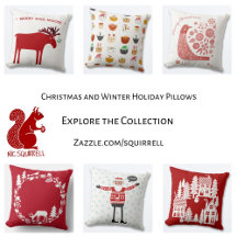 Christmas and Winter Holiday Pillows