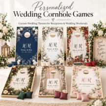 Personalized Wedding Cornhole Games