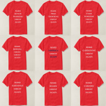 Make Jobs And Careers Great Again Slogan Shirt