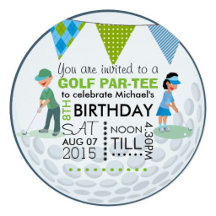 Golf Theme Birthday Party Customized Suite