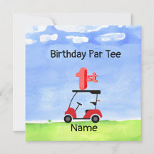  Fore-tastic First Birthday Celebration