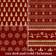 Luxury Red and Gold Christmas