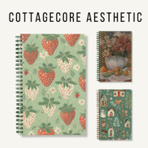 Cottagecore Aesthetic Journals & Supplies