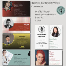 Professional Business Cards With Photo