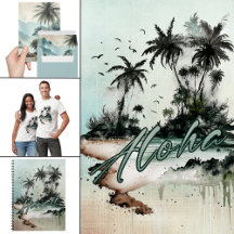 HAWAII TROPICAL PALM TREE ISLAND