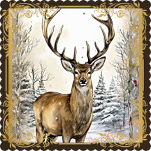 Elegant Scribbles Christmas Stationery