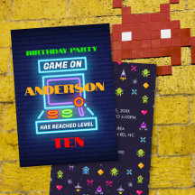 Retro Arcade Game Birthday Gifts and Supplies