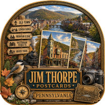 Jim Thorpe Pennsylvania Postcards/Gifts