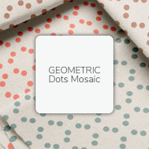 Dots mosaic geometric print
