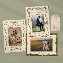 Hand-Drawn Vintage-Inspired Christmas Collection