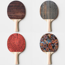 Ping Pong Paddles In Mountain Cabin Themed Designs
