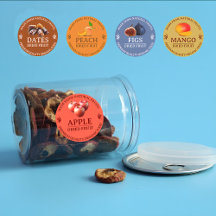Dried Fruit Sticker Set