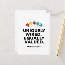 Uniquely Wired Equally Valued Awareness Design