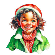 Christmas Elves and Children of Color