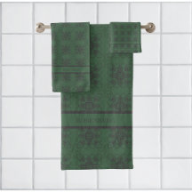 Dark Green Abstract Overlay