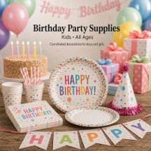 Birthday Party Supplies for Kids (All Ages)