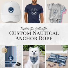 Bestselling Custom Nautical Anchor Rope Collection