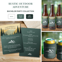 Rustic Mountain Bachelor Party Weekend 