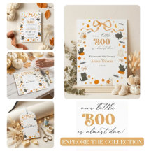 Our Little Boo Halloween Baby Shower Collection