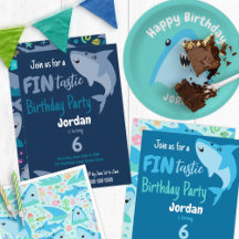 Fin-tastic Shark Birthday Party