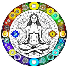 Peaceful Meditation Chakras Mandala