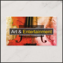 Art & Entertainment Business Cards