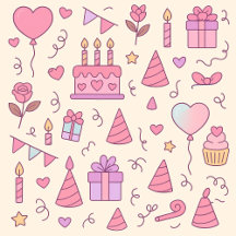 Princess Party Celebration Pattern