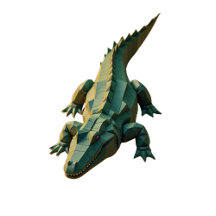 geometric Wetland Animals