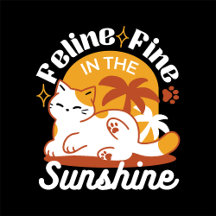 Adorable Cat Relaxing in the Sunshine – Summer Pet