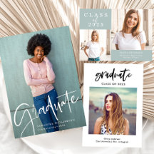 The Latest Modern Graduation Invitations