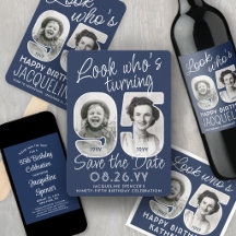 95th Birthday Party Invites & Decor • DIY Colors