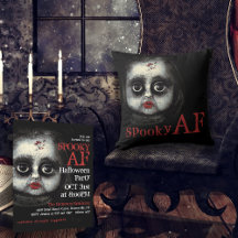 Spooky AF Creepy Goth Doll Halloween Party